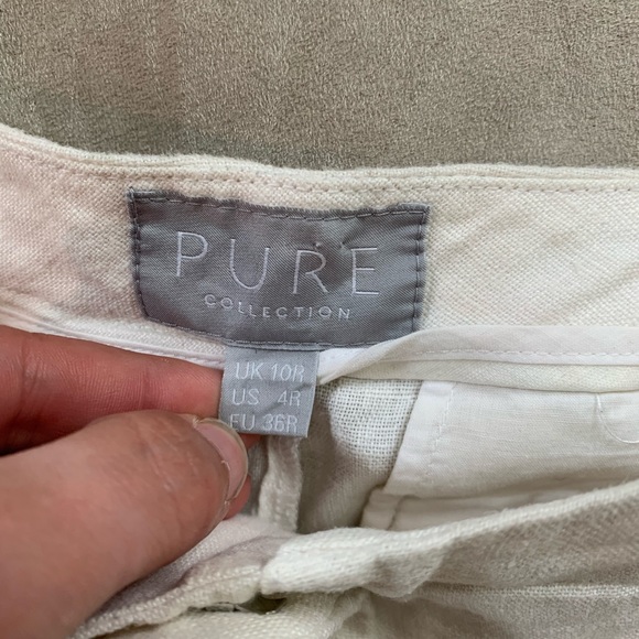 Pure Collection linen trouser pants - Picture 3 of 8
